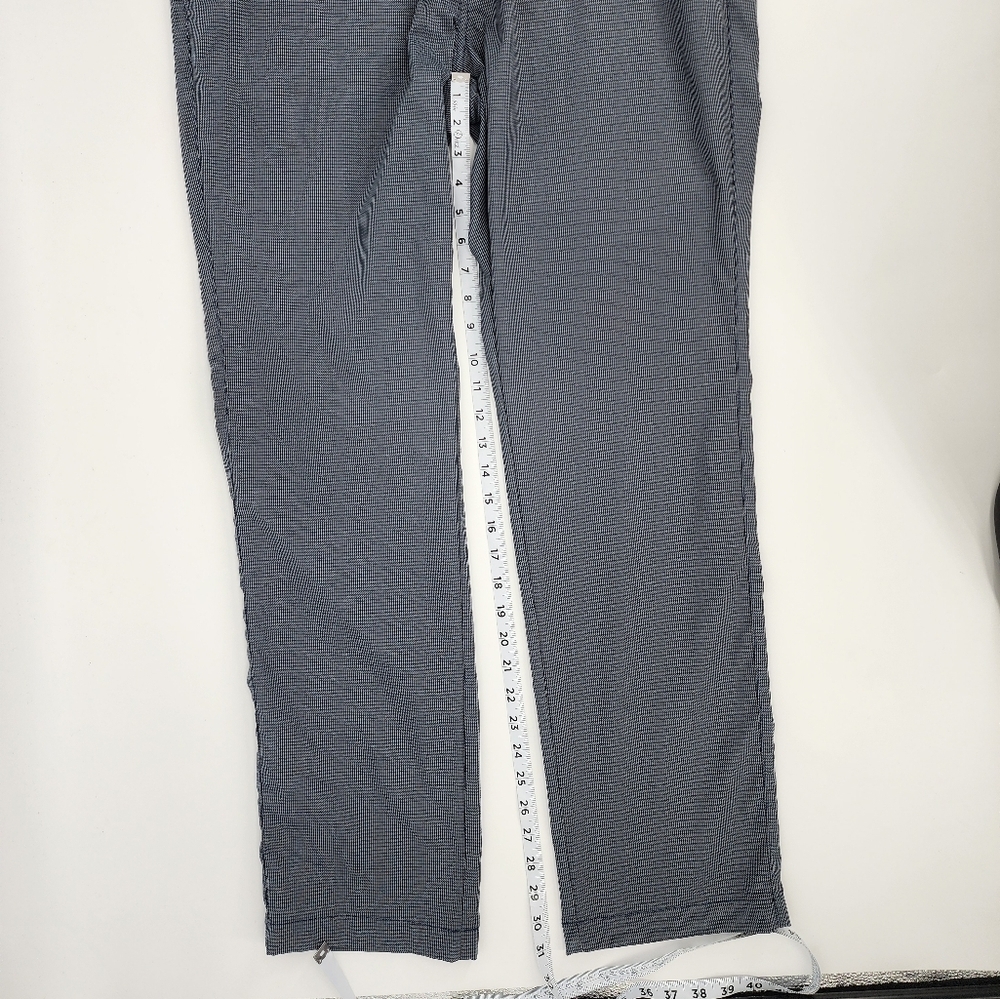 Bonobos Golf Pants Houndstooth Navy Blue Gray 36/32 Slim - Picture 8 of 11